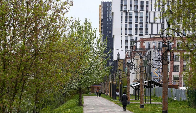 В Москве всего пять строящихся жилых комплексов имеют прямой выход в городские парки